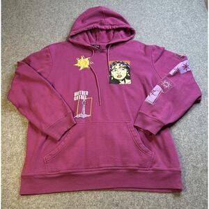 Disney Our Universe Disney Tangled Mother Gothel Hoodie SZ XL Small Rip In Neck